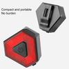 Велосипедный задний фонарь, умное определение торможения, USB-зарядка, светодиод высокой яркости, 6 режимов, указатель поворота, велосипедные принадлежности