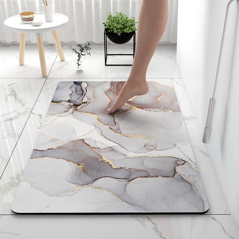 Dirt-Resistant Non-Slip Diatom Mud Bathroom Floor Mat