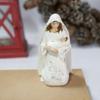 1PC Retro Holy Family Figurine Religious Thanksgiving Christmas Decoration