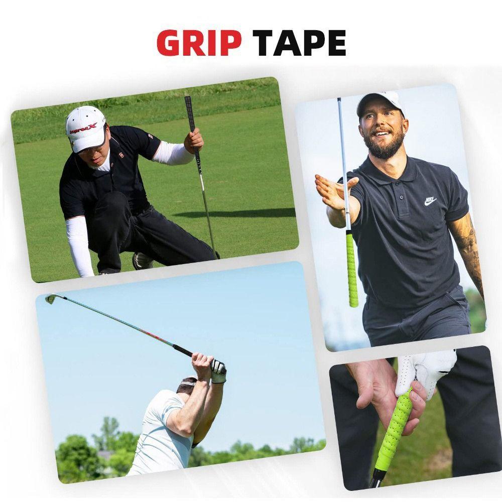 Quick Replacement Golf Grip Wrapping Tapes PU Leather Badminton Racket Wrapping Outdoor