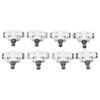 50PCS Air Hose Connector Pipe Flow Control Valve Adjustable Quick Connect Pneumatic Air Tube Fitting