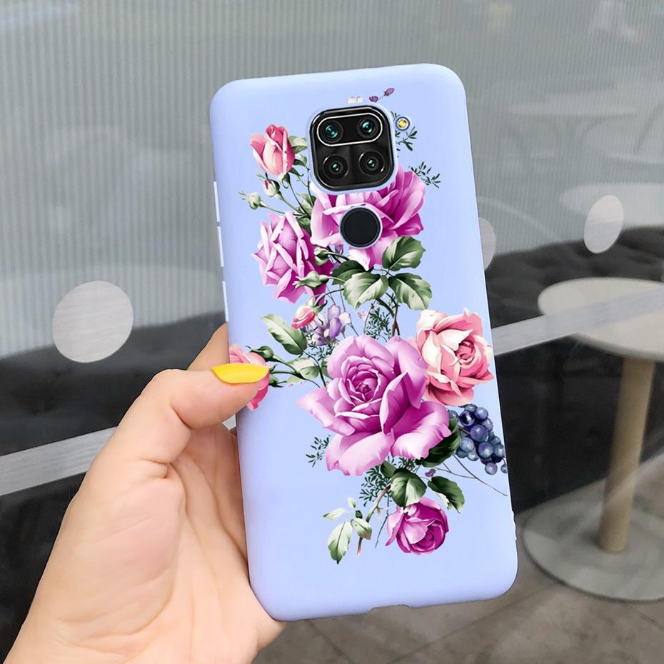 Чехол для Xiaomi Redmi Note 9 Модный Конфетный Цвет Мягкий Силикон ТПУ Чехол Для Redmi Note 9 Pro Max Note9 9S 9Pro Оболочки Телефона