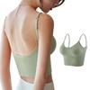Бюстгальтер без спинки, без косточек, удобный, единый размер, идеально подходит для дня и идеально подходит для дома или выхода в свет, женский топ Y-KINZ с U-образной спинкой, беспроводной, с чашками,
