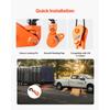 SucceBuy 2T Snatch Block Pulley with Swivel Hook Lifting Offroad Recovery for Towing Operation on Truck Rollback Wrecker Car