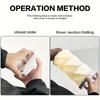 Folding Paper Latern Portable Night Light Dimmable Table Lamp Christmas Gift for Bedroom Living Room Bedside Desktop Decor Light
