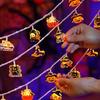 1.5m 10LED Glowing Halloween Party String Lights Pumpkin Ghost Witch DIY Home Decor LED Light String for Halloween Party