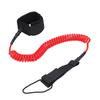 Surfboard Leash Stand Up Paddle Board Leg Ankle Rope Surfing Protection Safety Guard for Flatwater PaddlingRed