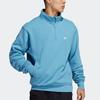 adidas Мужская толстовка с логотипом-трилистником Originals на молнии, цвет синий GL9943