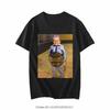 Summer Fashion Heavyweight Retro Unisexs Tshirt English Letters Solid Color Printed High Quality Casual Fitness Street Tshirt