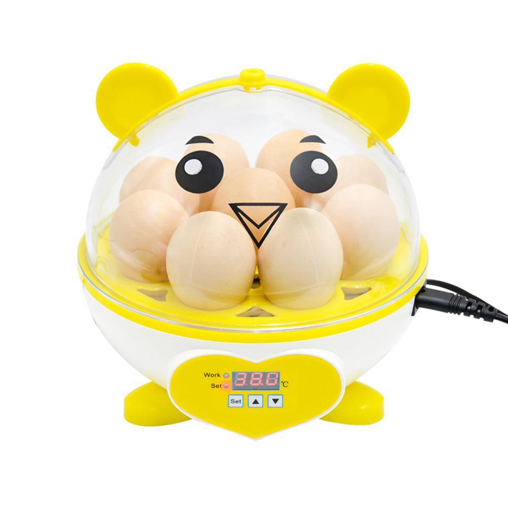 9 Eggs Incubator Automatic Poultry Hatcher with Smart Temperature Control Digital IncubatorDevice for Chickens Ducks Goose Bird