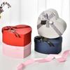Red Gift Box Bowknot Silk Ribbon Present Boxes New Packaging Paper Box  Wedding