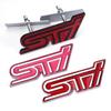 Эмблема на решетку радиатора автомобиля с логотипом STI для XV WRX BRZ FORESTER IMPREZA LEGACY OUTBACK Наклейка на крыло автомобиля