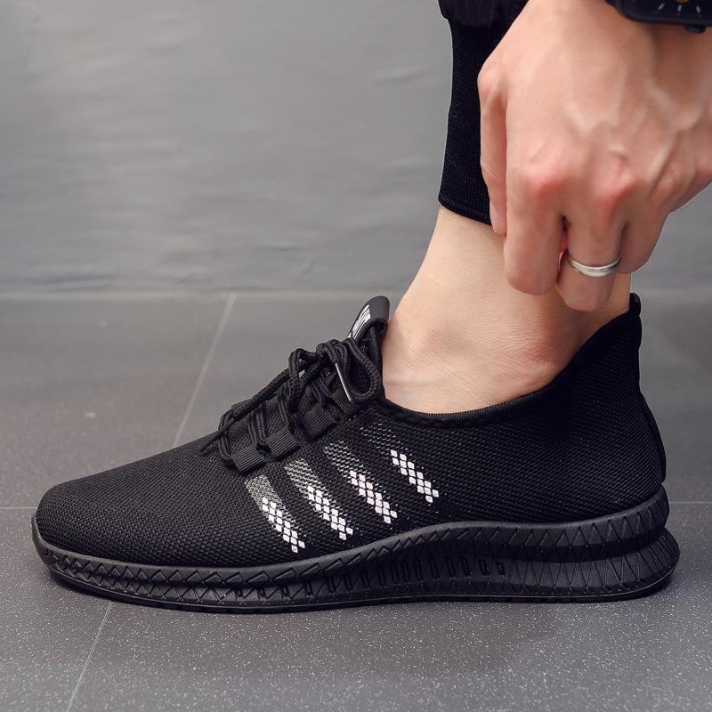 Men's Casual Shoes Tide Spring and Summer New Men's Sports Shoes Breathable Cloth Shoes Sneakers Outside the Stall