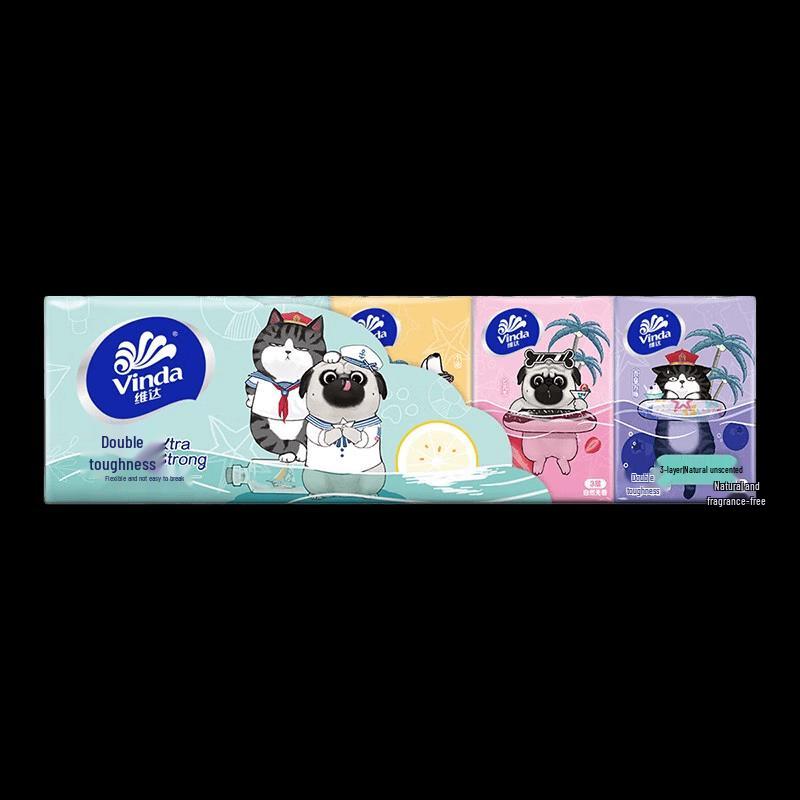 Vinda 3-Ply Extra Tough Facial Tissues