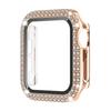 Алмазный + Защитная пленка для экрана для Apple Watch 44, 45, 38, 42, 40, 41 мм, аксессуары для часов IWatch, чехол + стекло для IWatch Series 7, 6, 5, 4, 3, 2, 1