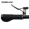 Bicycle Handlebar Grips TPR Ergonomic Rubber Handle Non-Slip Shock Absorption Mountain Bike Handlebar Cover Double Side Lock On