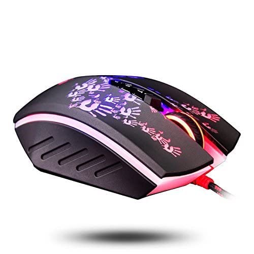 Оптическая игровая мышь Bloody A60L с переключателем Light Strike и прокруткой, полностью программируемыми расширенными макросами (ЛК) & - (А60Л).