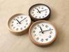 KATOMOKU Настенные часы Muku Clock 16 Oak с плавным ходом секундной стрелки, радио, km-108OA, 220 мм (Часы СКП)