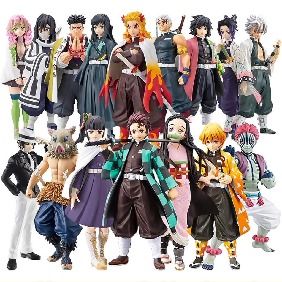 Аниме Клинок, рассекающий демонов Kimetsu no Yaiba Камадо Тандзиро Агацума Дзэницу Нэдзуко Воин ПВХ Фигурка Модель Действия Игрушки Праздничные Подарки