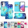 Кожаный чехол-книжка с узором «Бабочка» для VIVO Y30 Y29 Y28 Y27 Y22 Y21 Y20i Y20A Y20S Y19 Y18 Y17 Y12 Y11