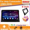 Android для Jeep Commander (2005-2010) Автомобильный радиоприемник DSP GPS Мультимедиа Видеоплеер Беспроводной CarPlay Android Auto 2din Стерео