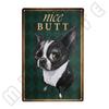 Металлическая табличка Boston Terrier Co Bath Soap Tin Sign для Ванной Туалета Дома Зоомагазина Декор 12 X 8 Дюймов