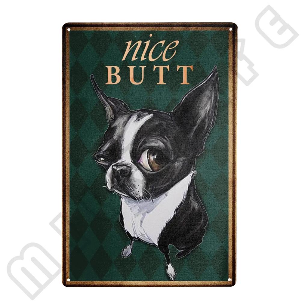 Металлическая табличка Boston Terrier Co Bath Soap Tin Sign для Ванной Туалета Дома Зоомагазина Декор 12 X 8 Дюймов