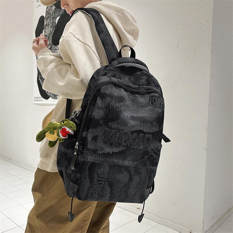 Рюкзак для ученика средней школы, граффити, мужской