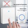 Wireless Home Doorbell, Self-Powered, Ultra-Long Range, No-Drill, 86 Type Design, Outdoor, Includes Elderly Call Button, One-to-Two System