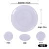 Yangge White Melamine Dinner Plates