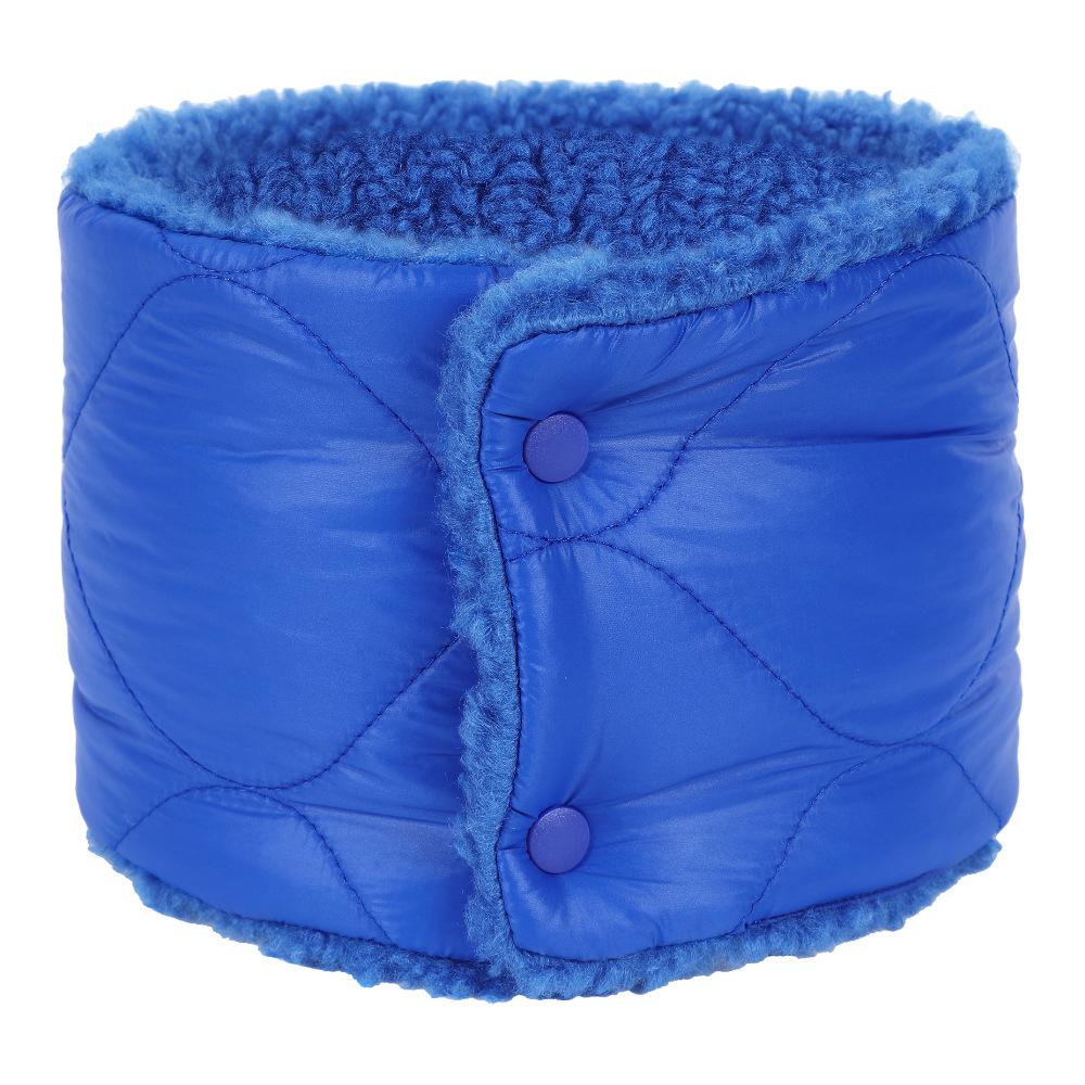 Зимний утолщенный теплый пуховый женский флисовый нагрудник из ягненка с защитой шеи