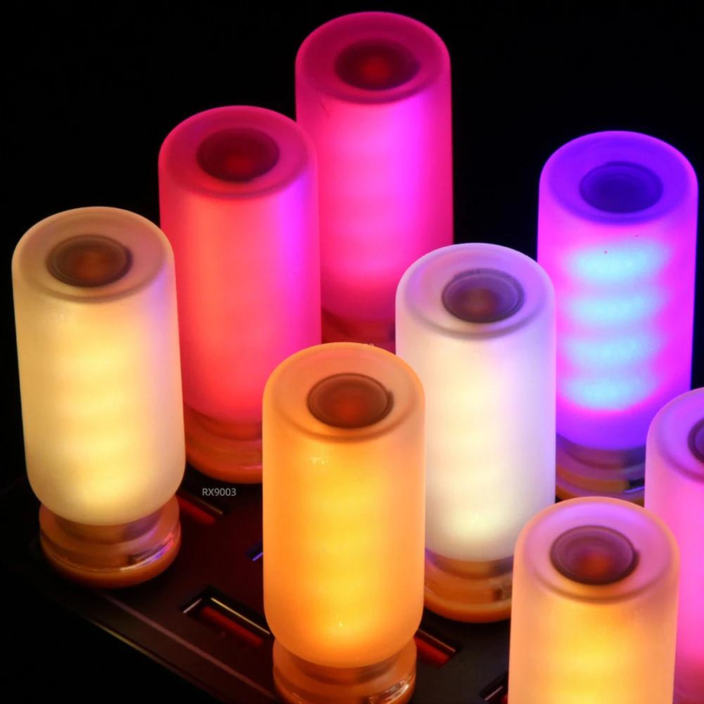 Матовое стекло Сенсорное управление Диммируемый свет USB Ретро Светодиодная нить Лампа Эдисона Свет Кемпинг Лампы накаливания Подключи и работай