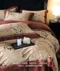 High end cotton light luxury retro thick warm brushed four piece set - Zhijin