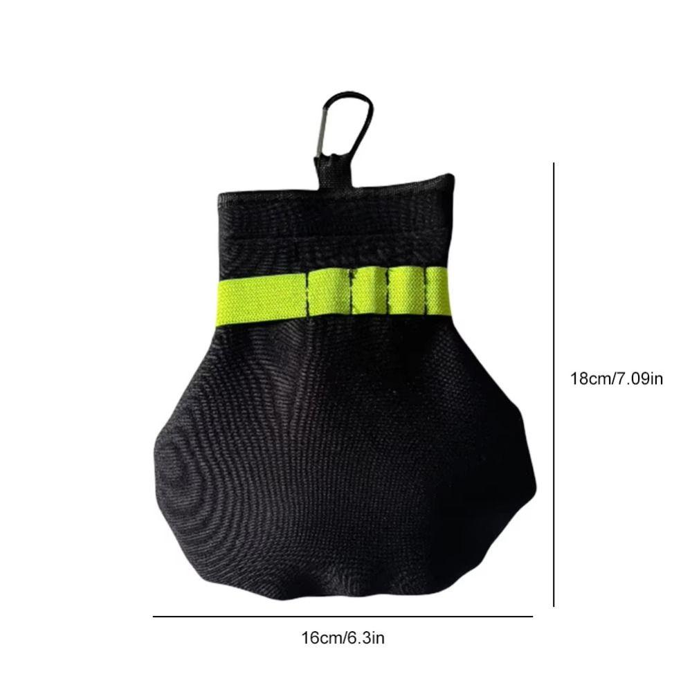 Portable Golf Tee Bag With Metal Clip Golf Stud Pocket lightweight Golf Ball Pouch Carry Ball Bag