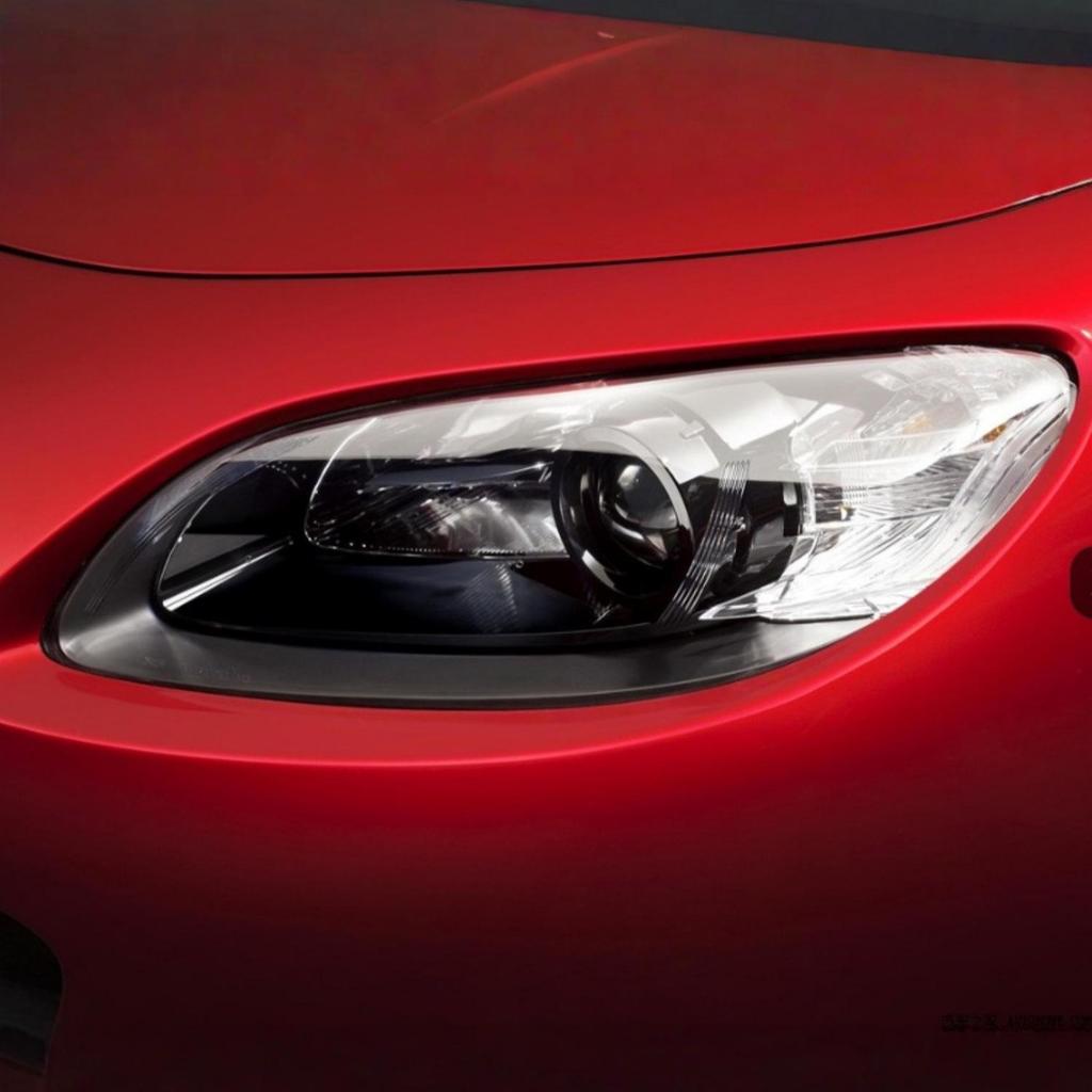 Накладка на переднюю фару Mazda MX-5 (2009-2014) - Прозрачный абажур-экран