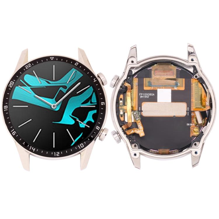 ЖК-экран и дигитайзер в сборе с рамкой для Huawei Watch GT 2 46 мм