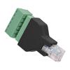 1Pcs Ethernet RJ12 6P6C Male To 6 Pin Screw Terminals Adapter Connector