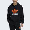 adidas Оригинальная толстовка с капюшоном BIG TREFOIL Мужская Черная H09354