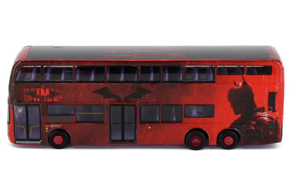 Литой мини-автомобиль Tiny City Enviro 500 MMC The Batman Double Decker Bus 1/110 12.8M "Бэтмен"
