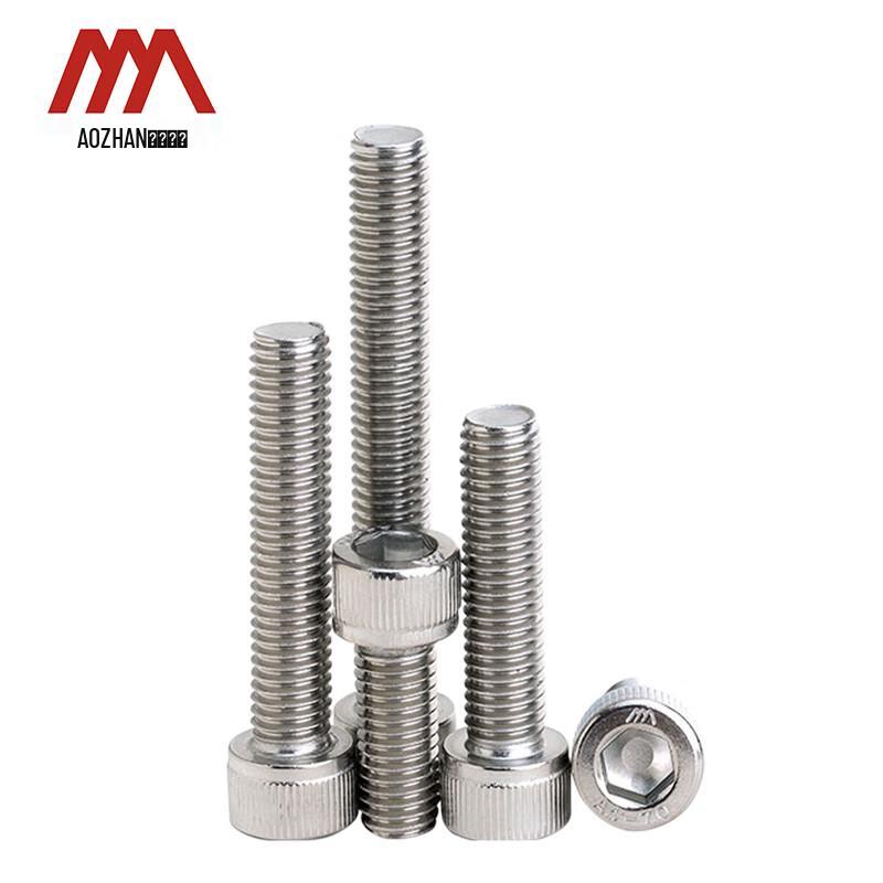 Aozhan Industrial Винты DIN912 из нержавеющей стали 316 с шестигранным углублением и полной резьбой