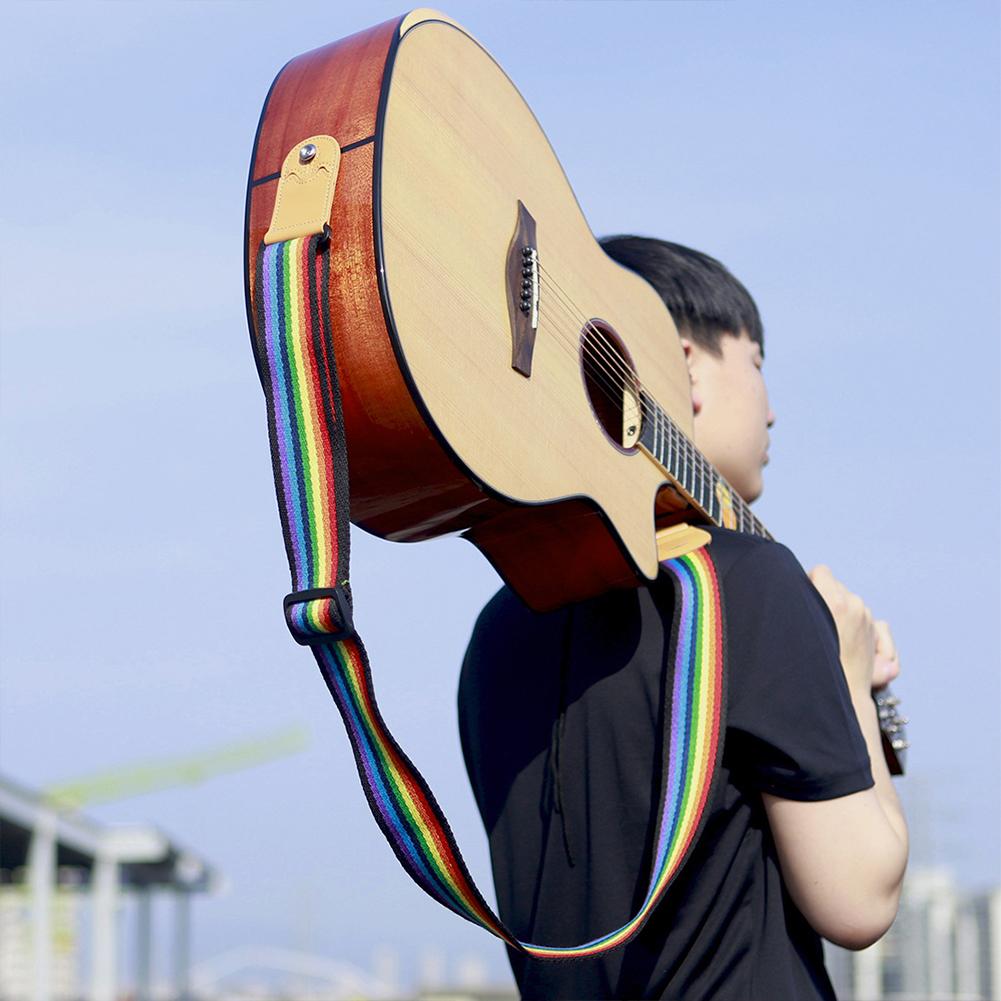 Rainbow Guitar Strap Electric Guitar Strap Acoustic Guitar Strap Acoustic Electric Guitar