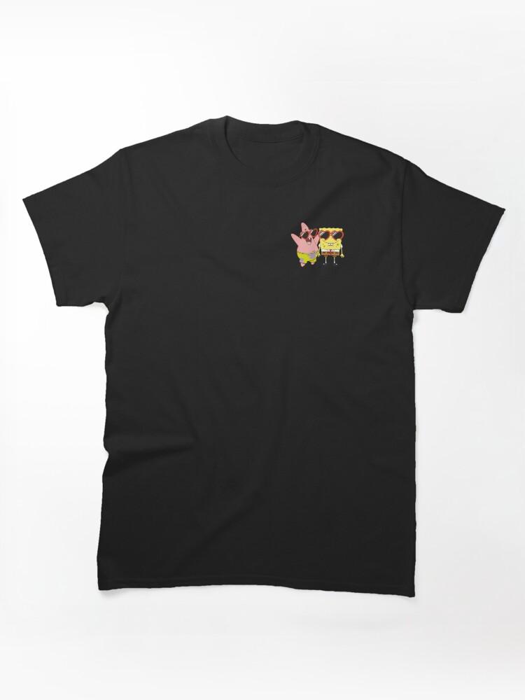 SpongeBob SquarePants SpongeBob SquarePants & Patrick Heart Glasses Pocket Classic T-Shirt