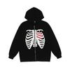 Women Fashion Printing Anime Men Women Zipper Hoodie Jacket Loose Streetwear Pullover