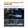VANTRUE Element-1 PRO 4K Dashcam Voiture, Caméra Embarquée Mini WiFi GPS, Contrôle Vocale Français, HDR Mode Parking du Tampon
