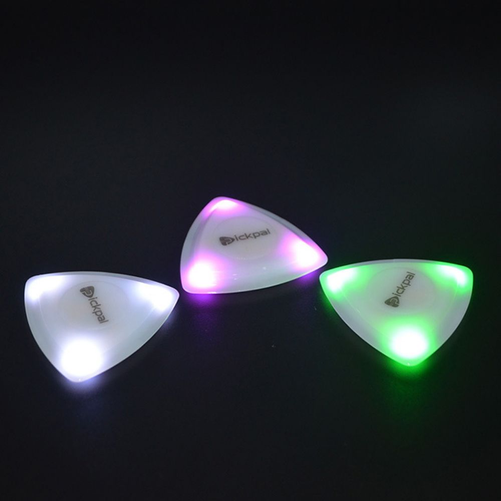 with High-Sensitivity Light LED Luminous Guitar Pick LED Light for Bass Electric Guitarists