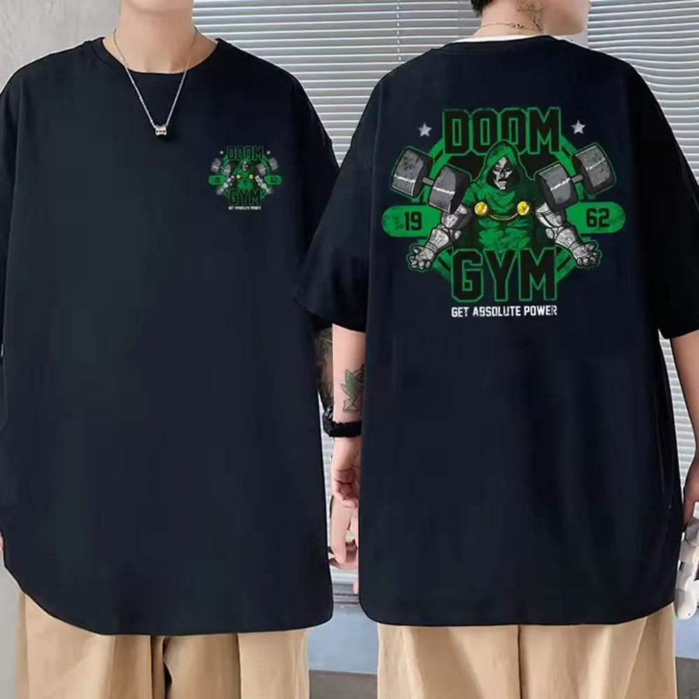 Camisetas Mujer Men Clothing Homme Printing T Shirt New in Top Singer Mf Doom Madlib Madvillain Double Sided Graphic Tshirt