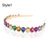 Fashion Baroque Style Party Jewelry Gifts Pearl Hair Band Gem Crystal Rhinestone Headband Head Wrap