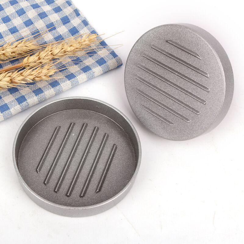 4inch Stainless Steel Hamburger Press Mold | Metal Patty Maker for Homemade Burgers | Easy to Clean & Durable Design"
