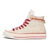 Converse Chuck 70 High Lunar New Year - кроссовки унисекс с цепочкой на щиколотку, кремовые, цапля, эмаль-красные A13348C