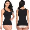 Корректирующая майка-камисоль для женщин с встроенным бюстгальтером и контролем живота, майка-топ на бретелях с высокой степенью компрессии, утягивающий боди-шейпер, белье для похудения